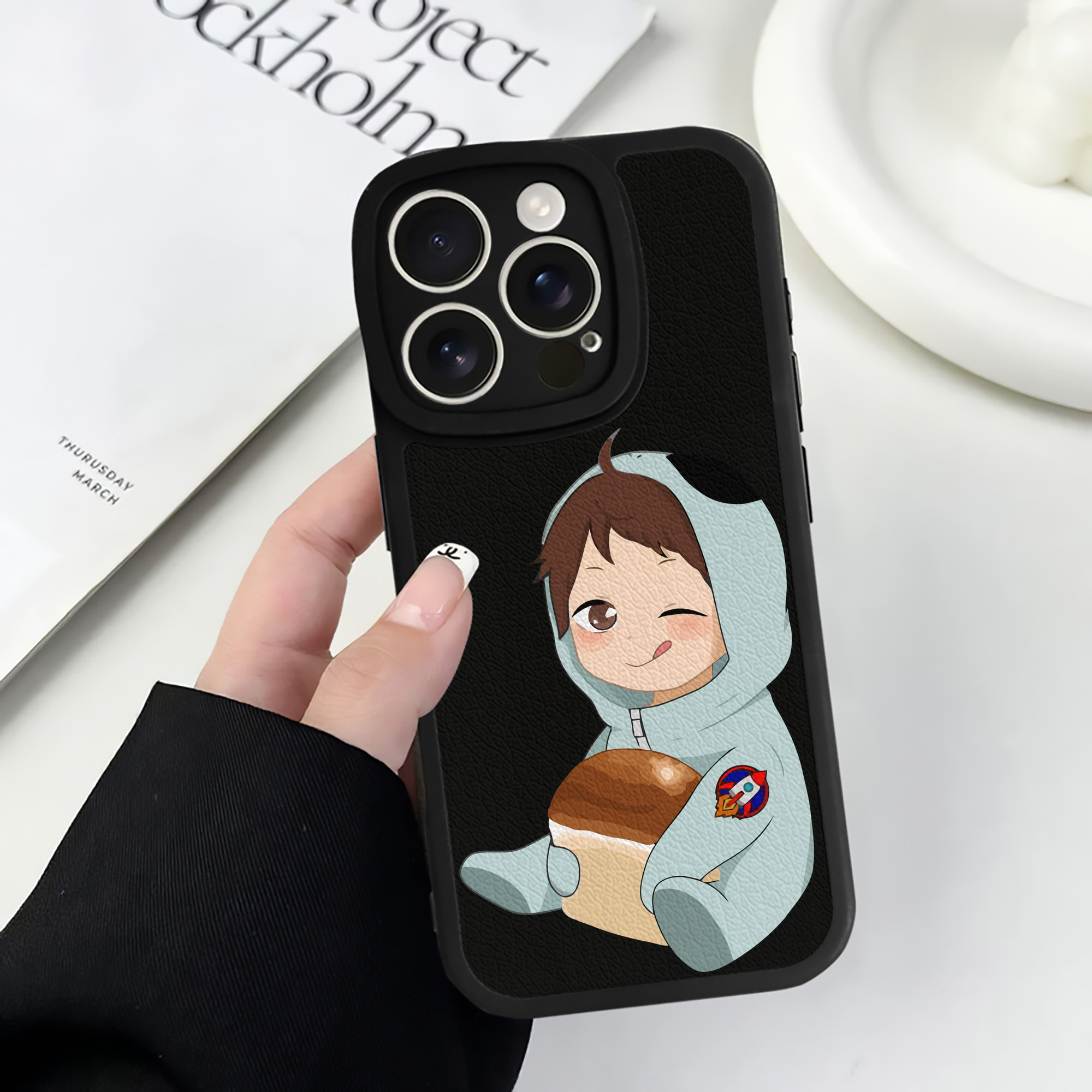 （画像用） ハイキュー!! Haikyu!! 【iPhone 16シリーズ対応】シリコンスマホケース（レザー調） 材質：シリコン